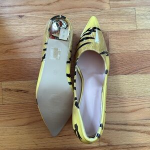 Animal print heels